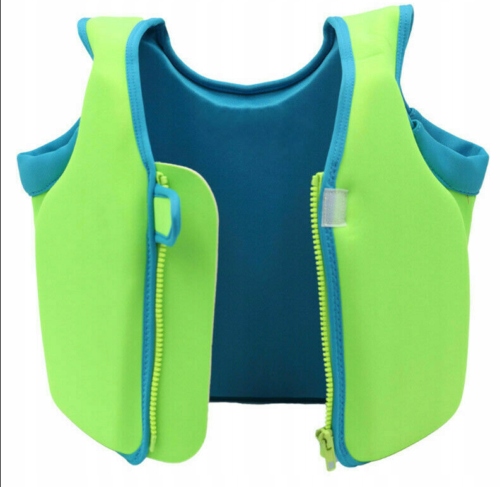 PŁYWANIE KAMIZELKA RATUNKOWA KAPOK DZIECIĘCA,Green
