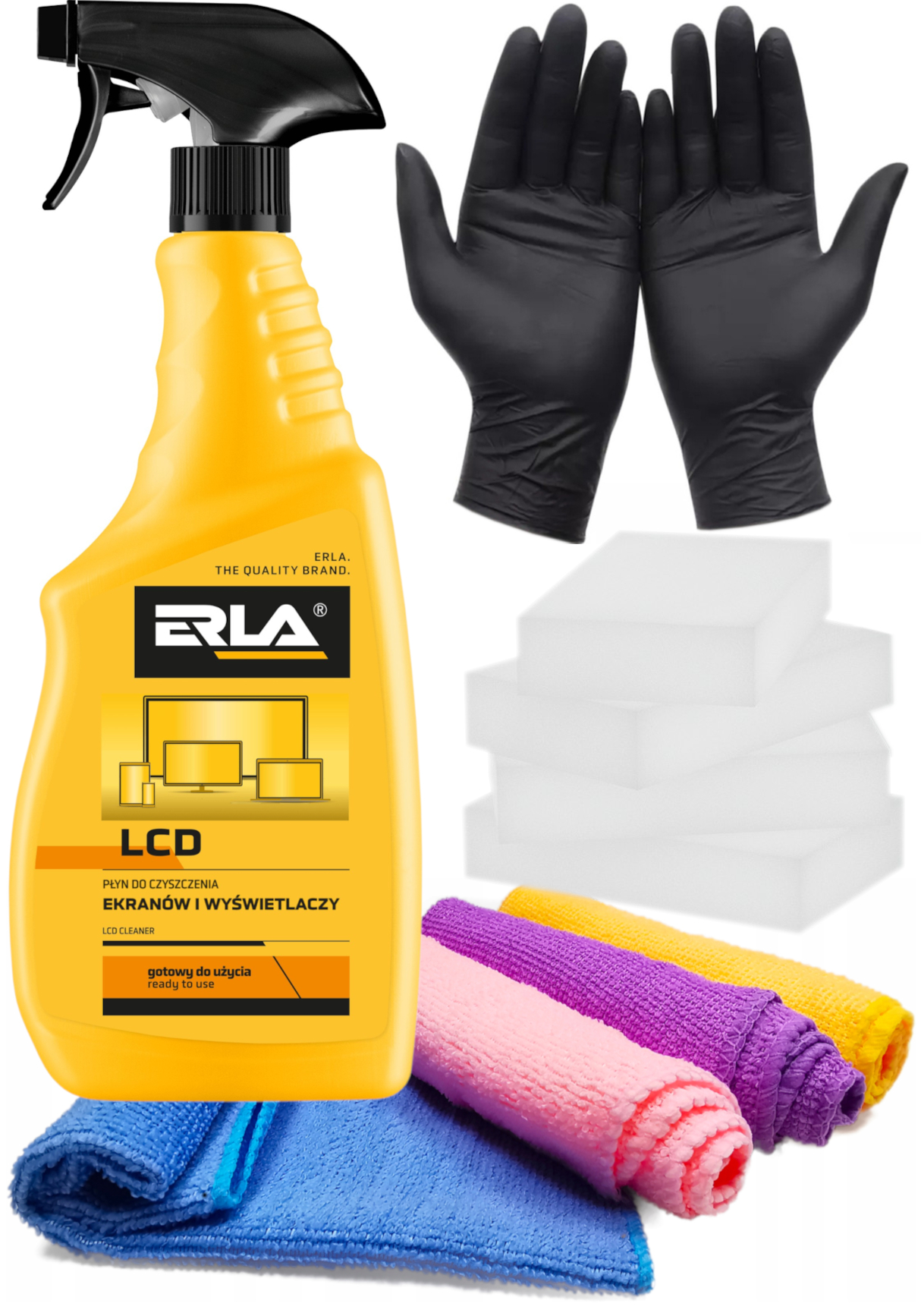 ERLA płyn CZYSZCZENIA EKRANÓW MATRYC LCD LED GPS