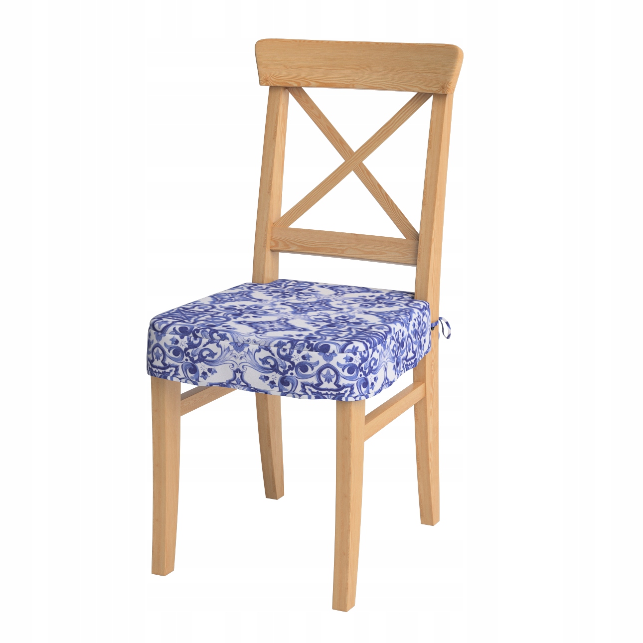 Sedák na židli Ingolf Ikea modrý