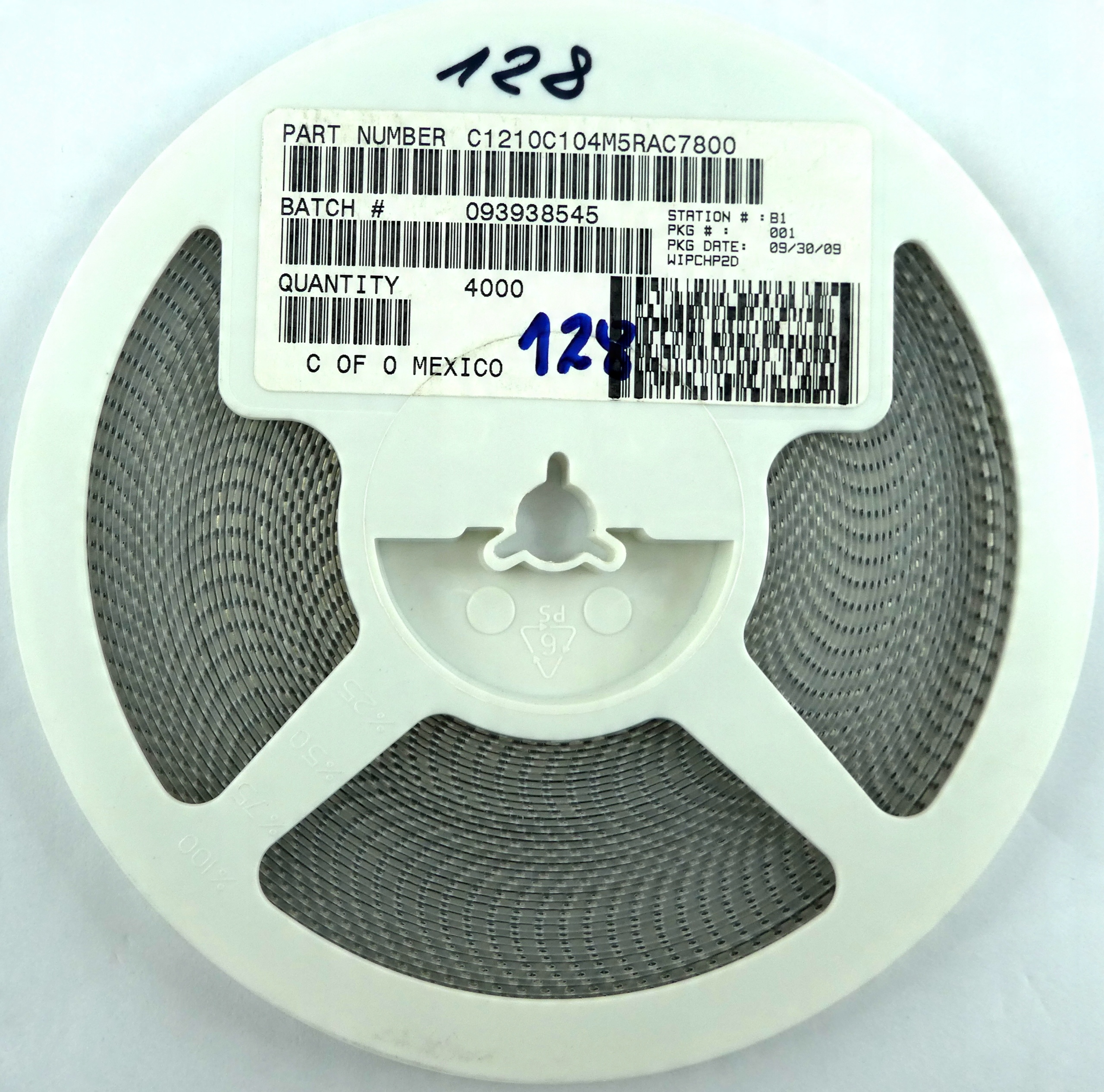 

Ceramiczny MLCC 0,1uF 100nF 50V DC 2% 100szt.