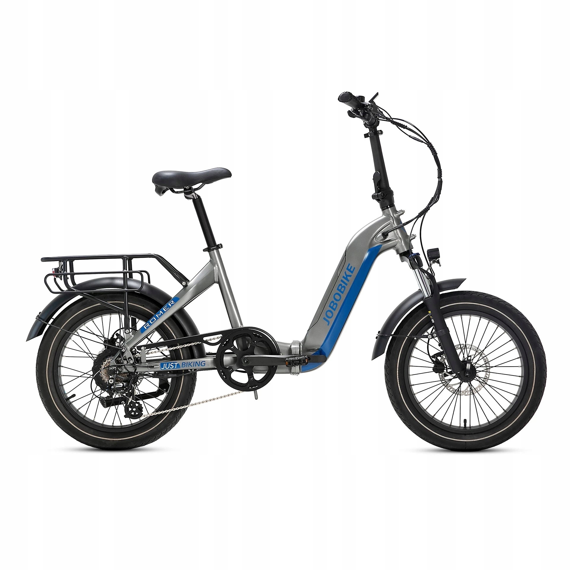 Rower Elektryczny Jobobike Romer Fatbike Składak 20" Nowy 48V Bateria 15Ah