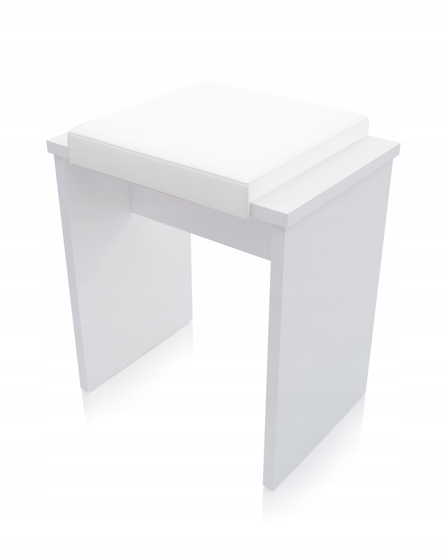

Taboret Simple Stołek Siedzisko Do Toaletki Białe