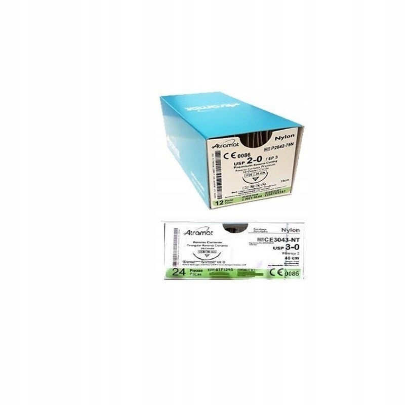 

Atramat Nylon 3/0 nici niewchł. 3/8 koła CE26 75cm