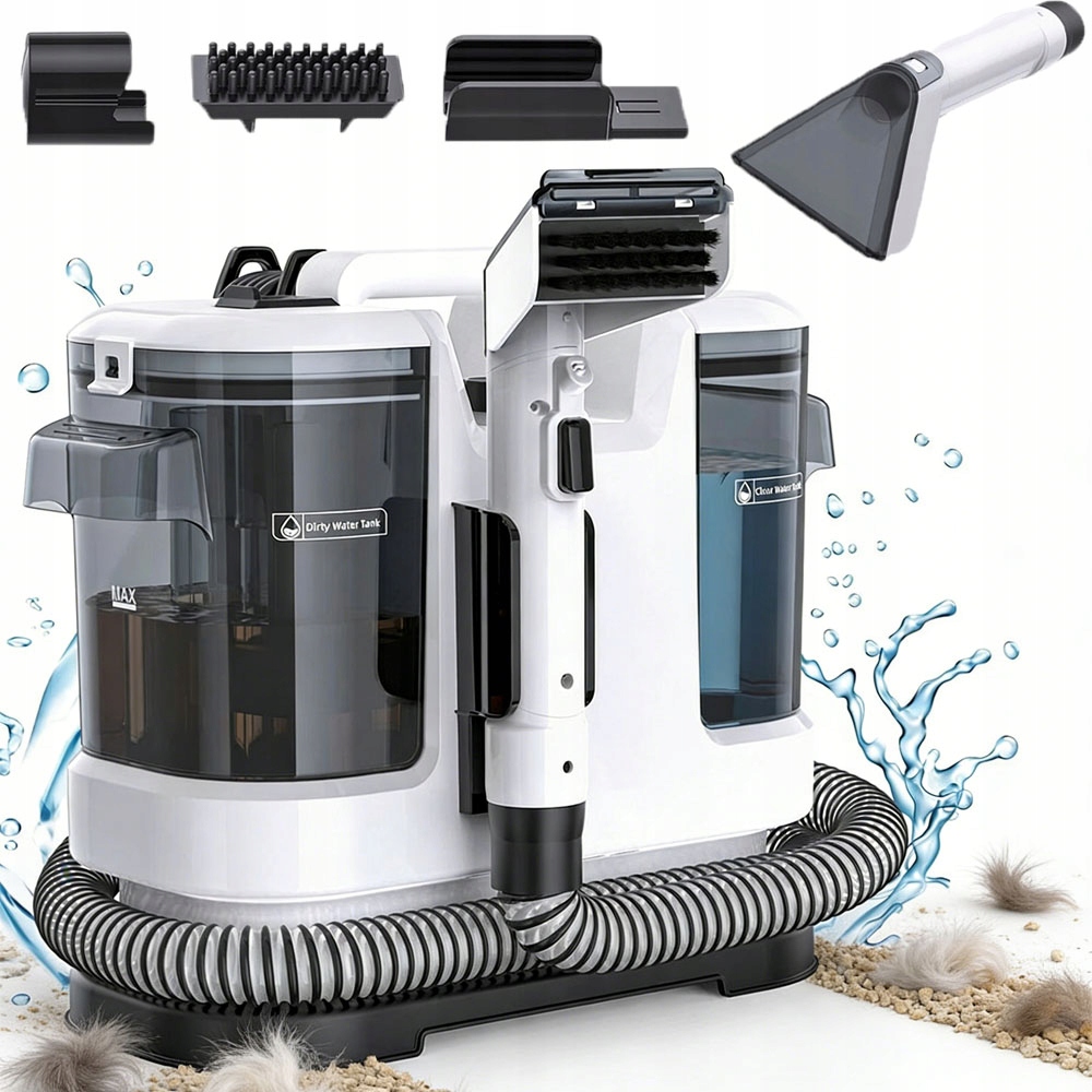 450W Odkurzacz Na Mokro I Sucho Z Podwójnym Zbiornikiem Biały