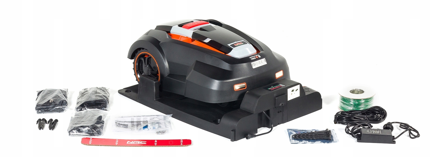 AUTOMATYCZNY ROBOT KOSZĄCY NAC RLM1500G2-NG Z CZUJNIKAMI ZDERZENIA DESZCZU Szerokość koszenia 24 cm