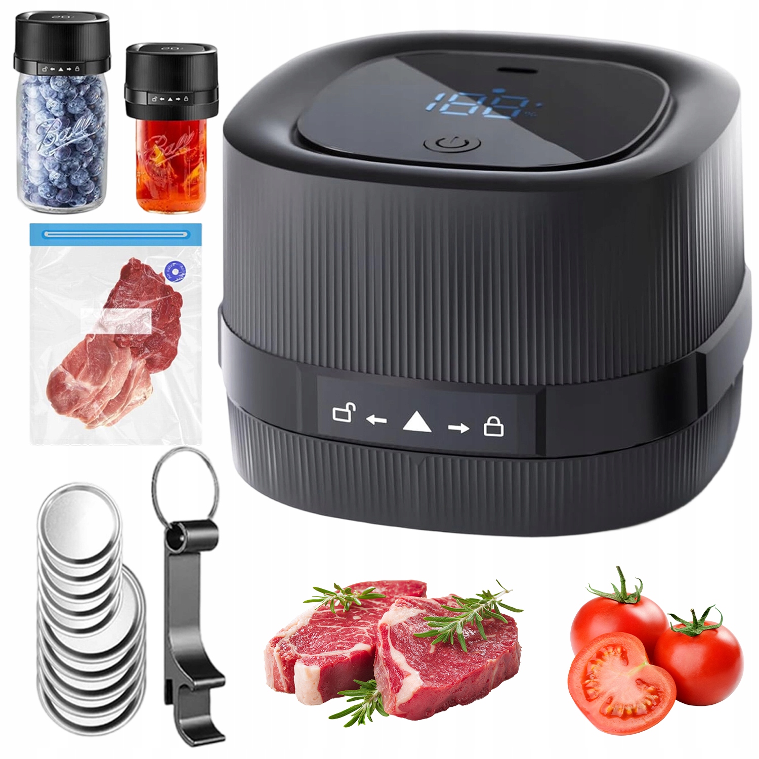 Zgrzewarka Próżniowa Elektryczna Do Słoików I Konserw Domowych