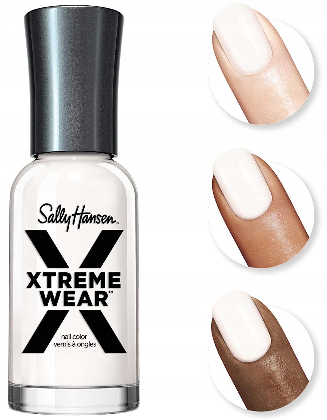 

Sally Hansen Xtreme Lakier White On Biel Ideał 139