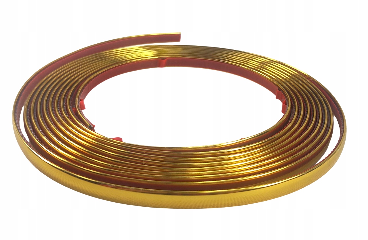 Listwa Ozdobna Taśma złota gold chrom połysk 2cm 20 mm 5m