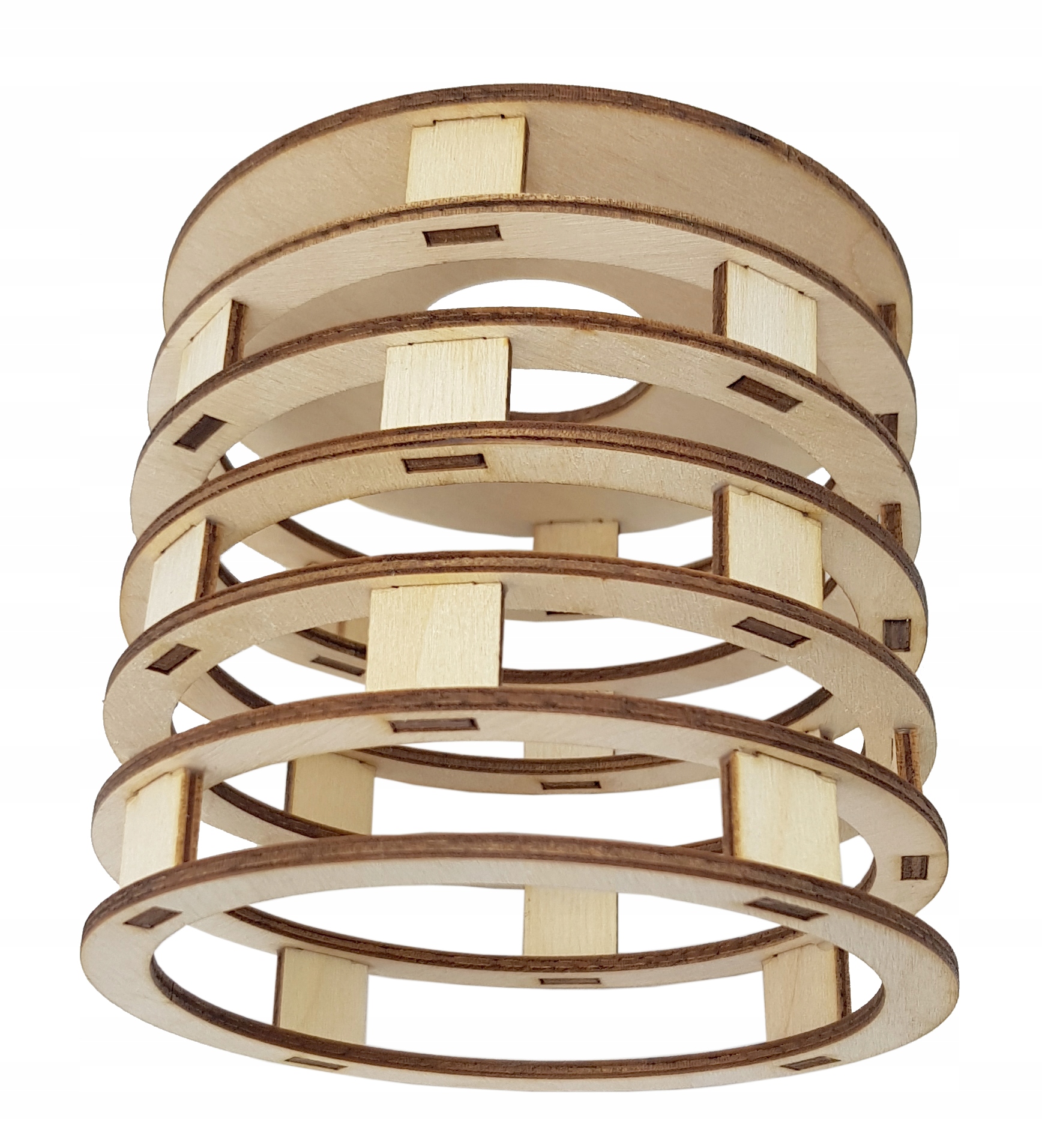 Lampka nocna Lampa stołowa loft na led E27 Drewno Zasilanie sieciowe