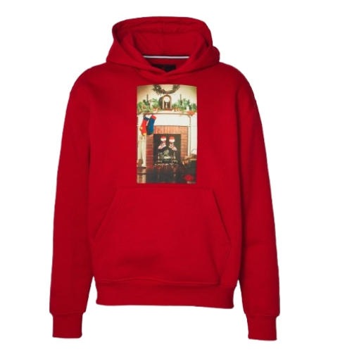 Pánská Mikina Červená Jordan Jumpman „Chimney“ Vánoční vel. M
