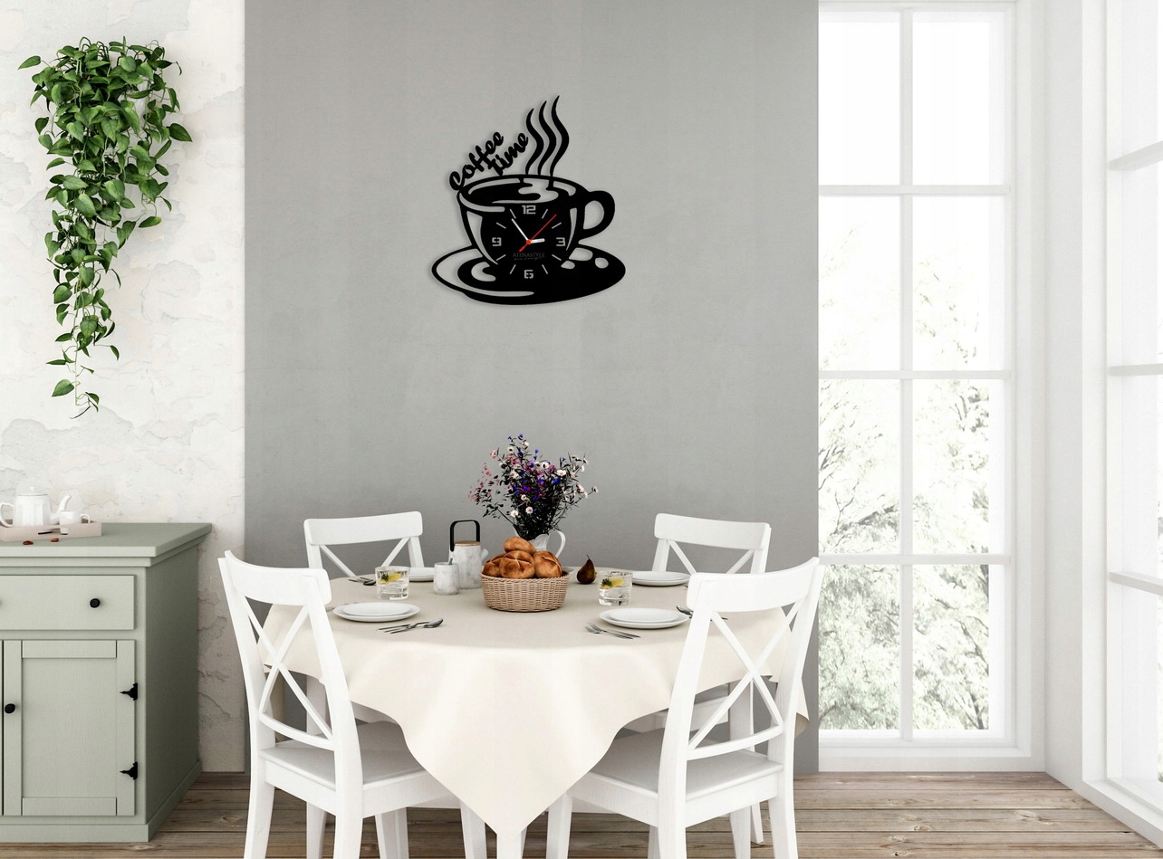 Zegar ścienny Kawa Nowoczesny Cichy Modny 3d Kod producenta Z003B