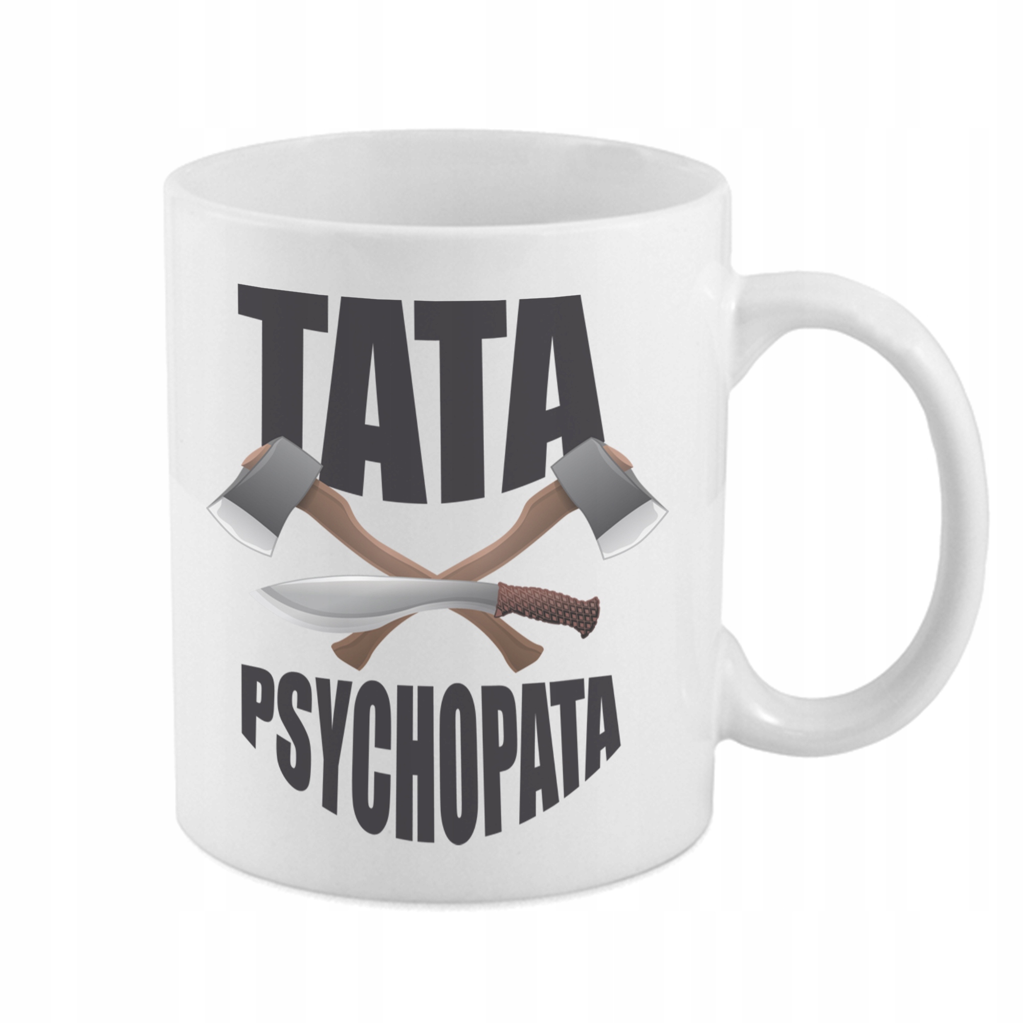 

Kubek Matowy Tata Psychopata Dzien Ojca