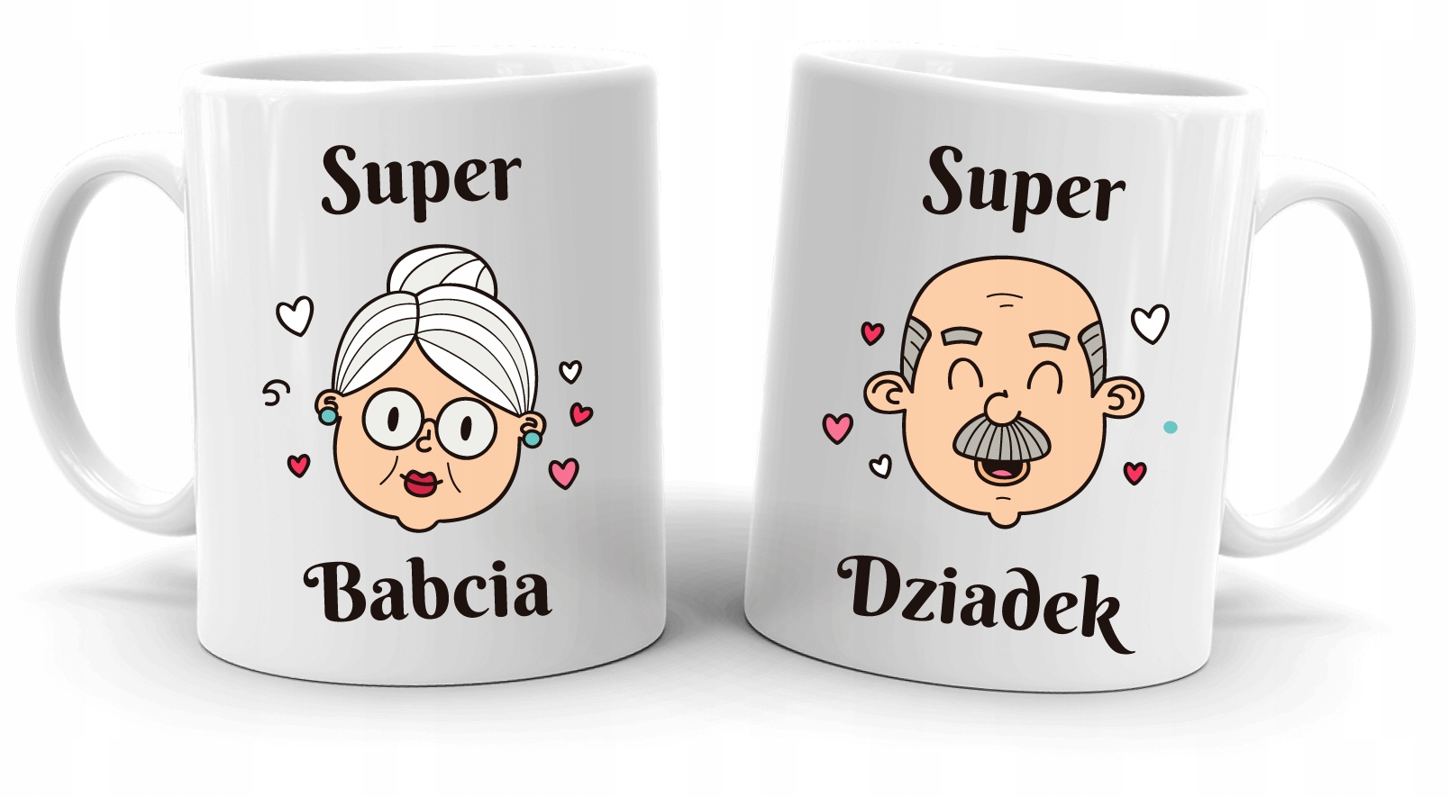 

Zestaw 2 kubków Dzień Babci I Dzień Dziadka 330ml