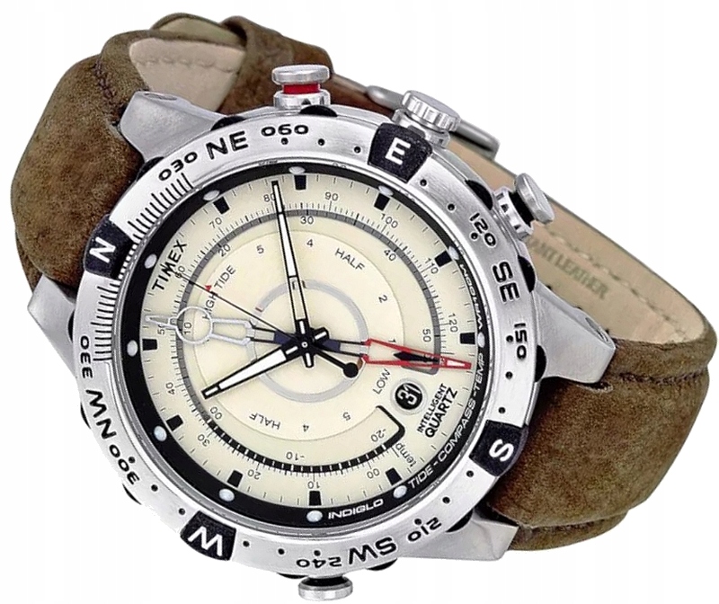 Hodinky Timex Expedition T2N721 Indiglo Kompas Temp Allied WR100 Krabička