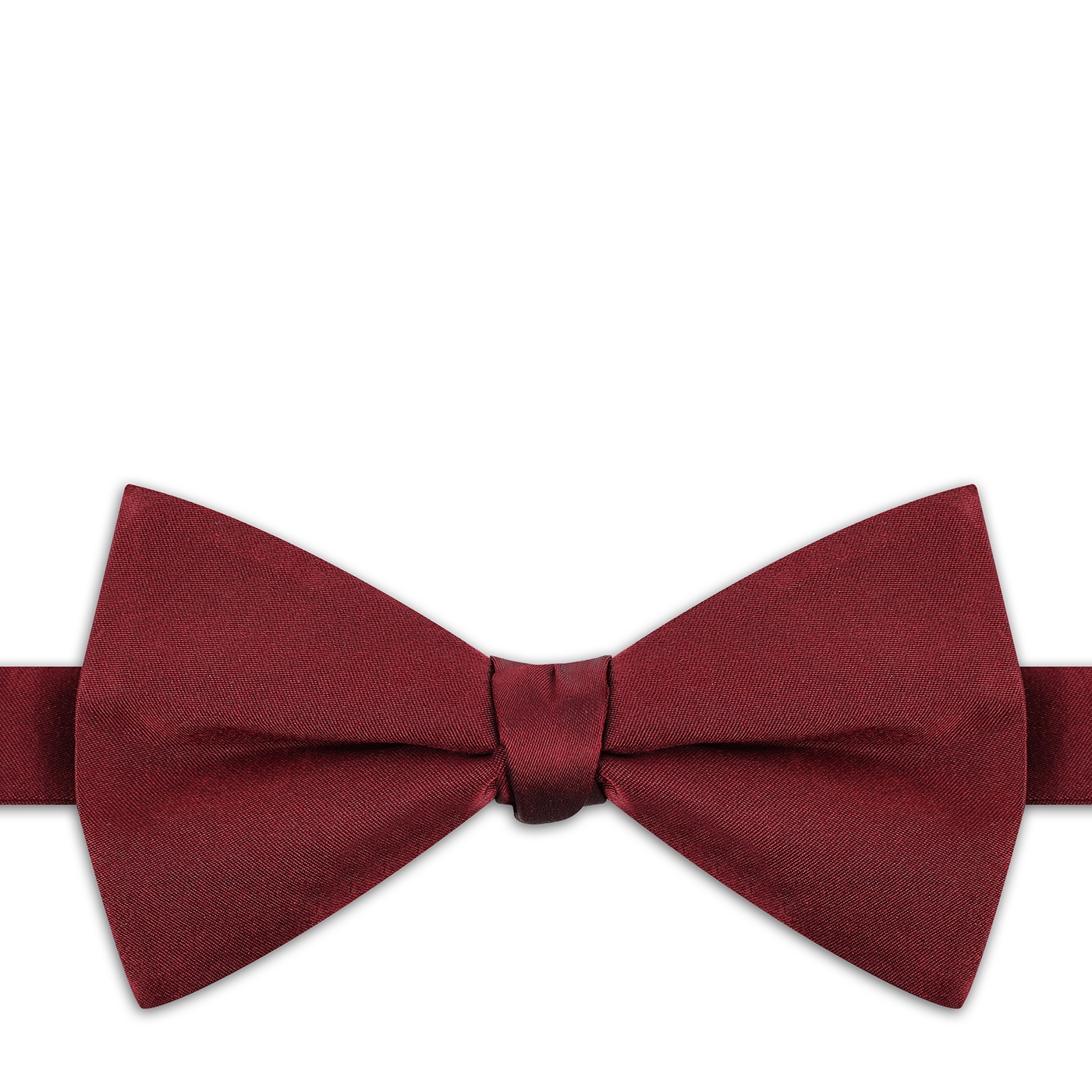 Elegantní bordó pánský motýlek 100% hedvábí Pako Lorente