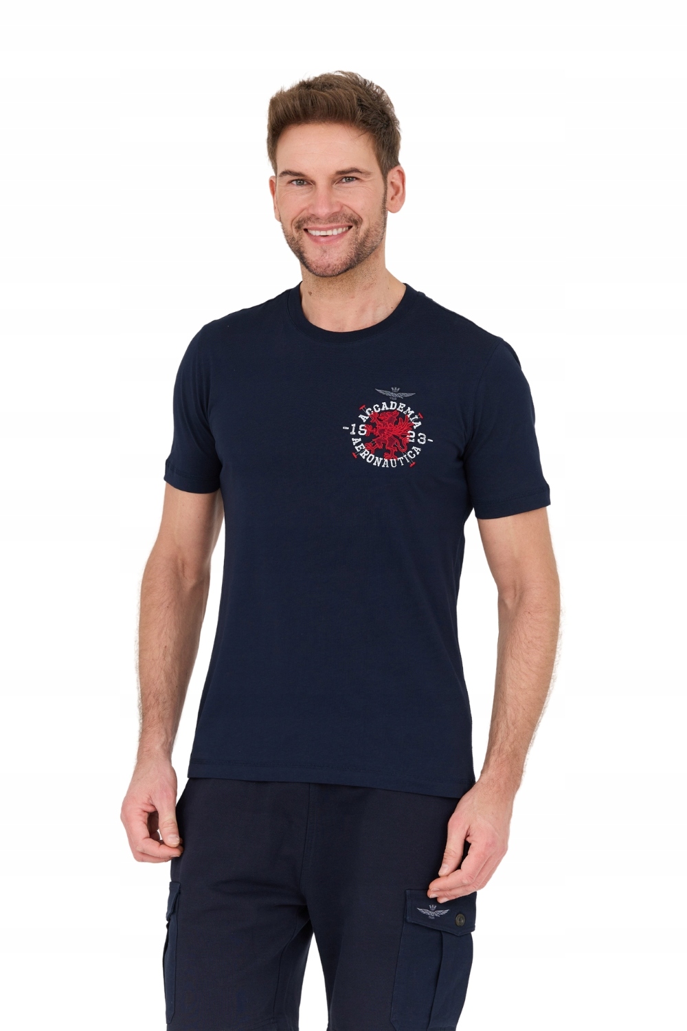 Aeronautica Militare Tmavě modré tričko M.C. XXL