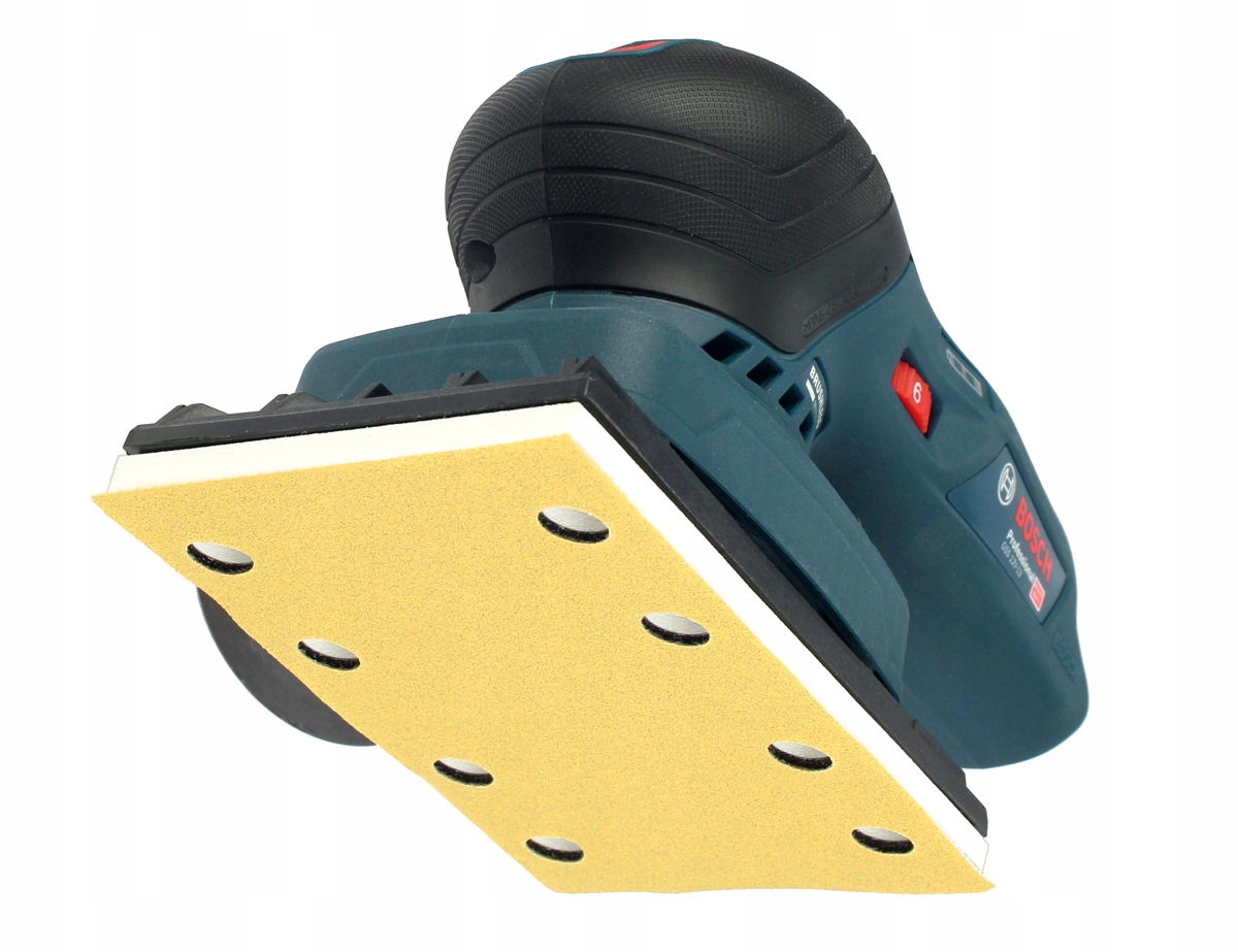 SZLIFIERKA OSCYLACYJNA GSS 12V-13 BOSCH 2x2,0Ah L-BOXX + 3 TALERZE Średnica ruchu oscylacyjnego 1.6 mm