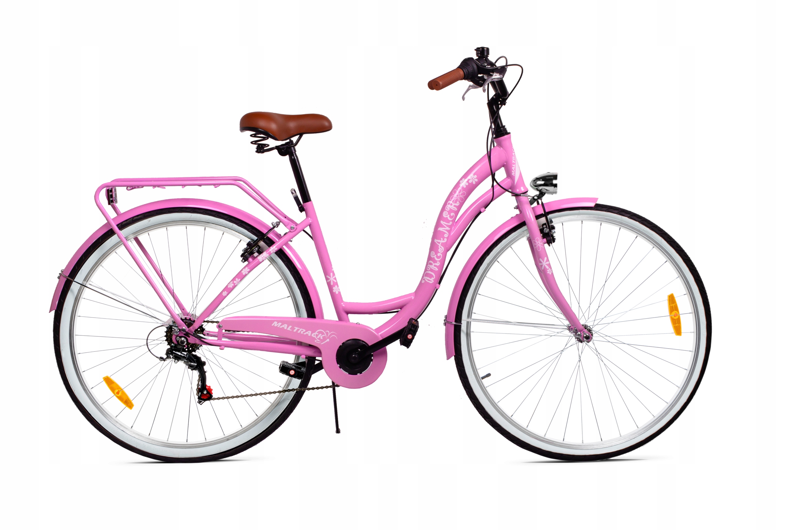 МІСЬКИЙ ВЕЛОСИПЕД 28'' ЖІНОЧИЙ 6 передач SHIMANO BASKET Вага виробу з індивідуальною упаковкою 18 кг