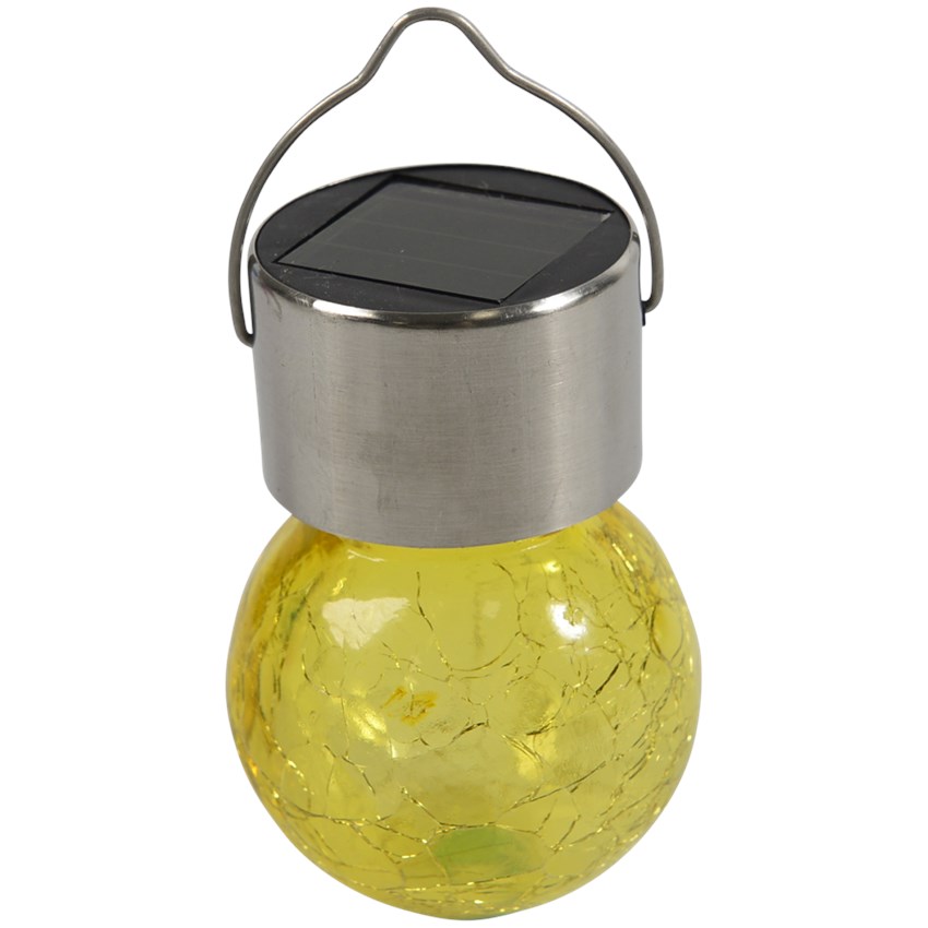 KULA SZKLANA SOLARNA OGRODOWA LAMPKA LED NIEBIESKA Rodzaj lampion