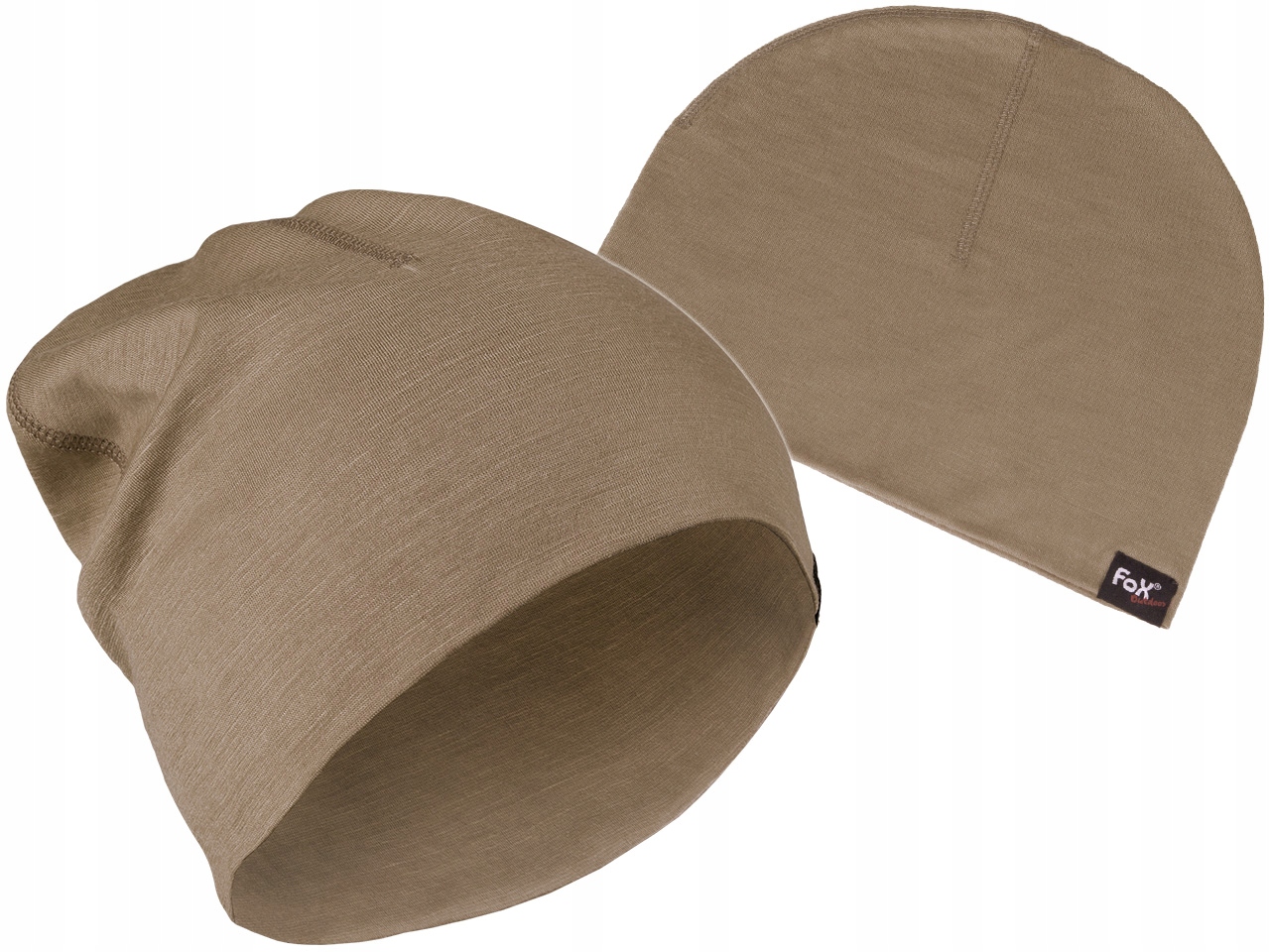 

Czapka Termoaktywna Sportowa Wełna Merino Coyote