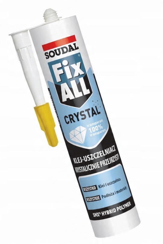 

Soudal Klej-Uszczelniacz Fix All Crystal Bezbarwny