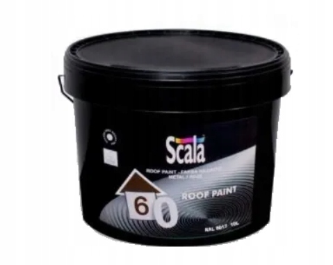 Farba Scala Roof Paint 60 10L Do Dachów Ral 3009