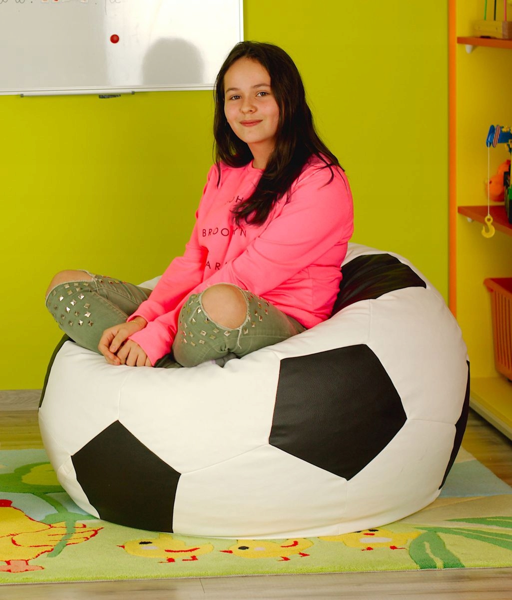 PIŁKA PUFA XXL FOTEL 100cm do siedzenia WOREK Wysokość mebla 60 cm