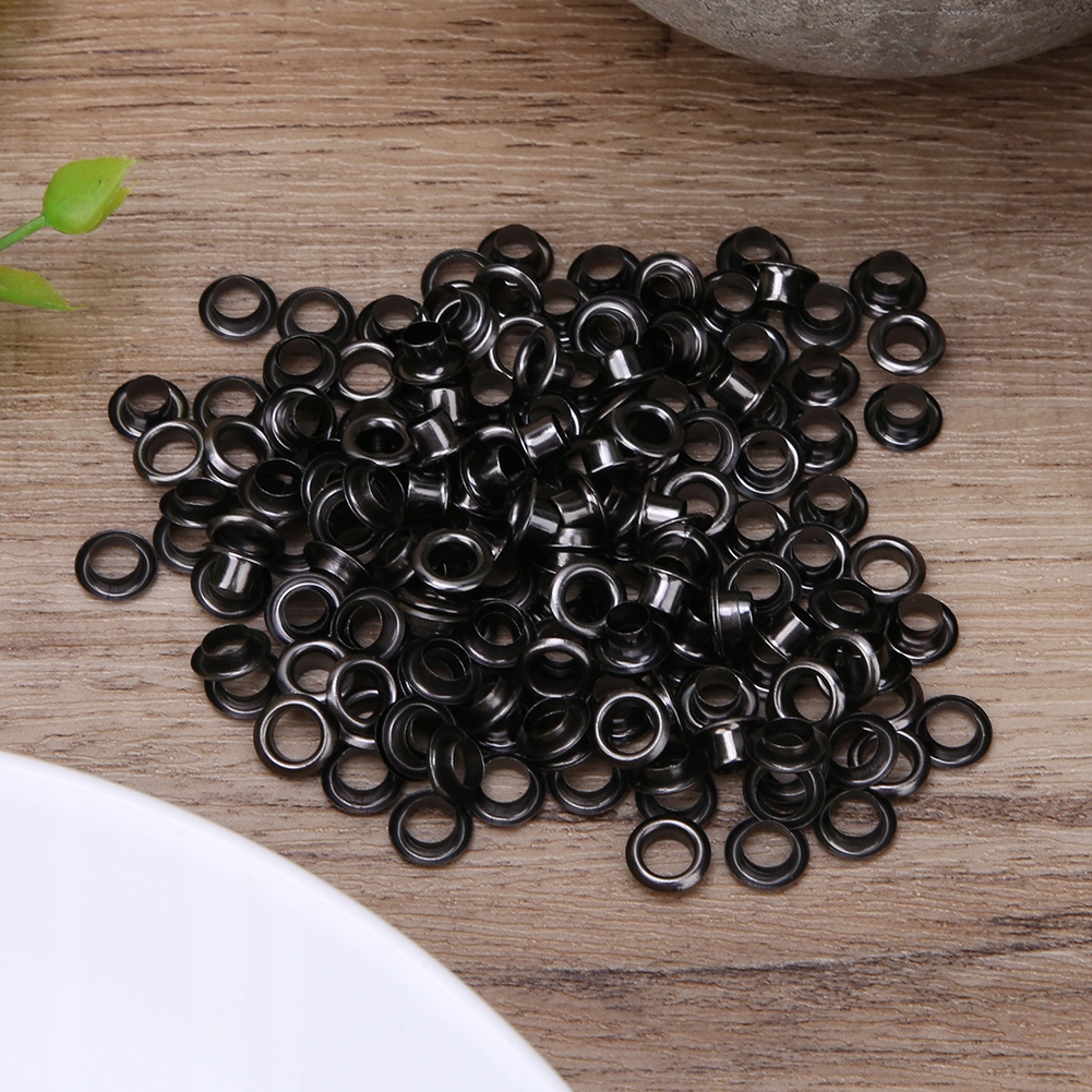 100 szt. 5 mm mosiężne dwustronne oczka nity
