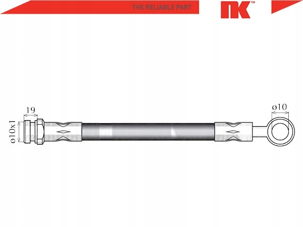 тормозной шланг . volvo перед S40 V40 95-04