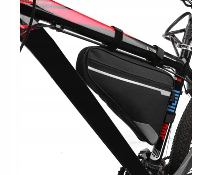 SAKWA ROWEROWA TRÓJKĄTNA TORBA POD RAMĘ NA ROWER WODOODPORNA SASZETKA Model Sakwa pod ramę torba trójkątna