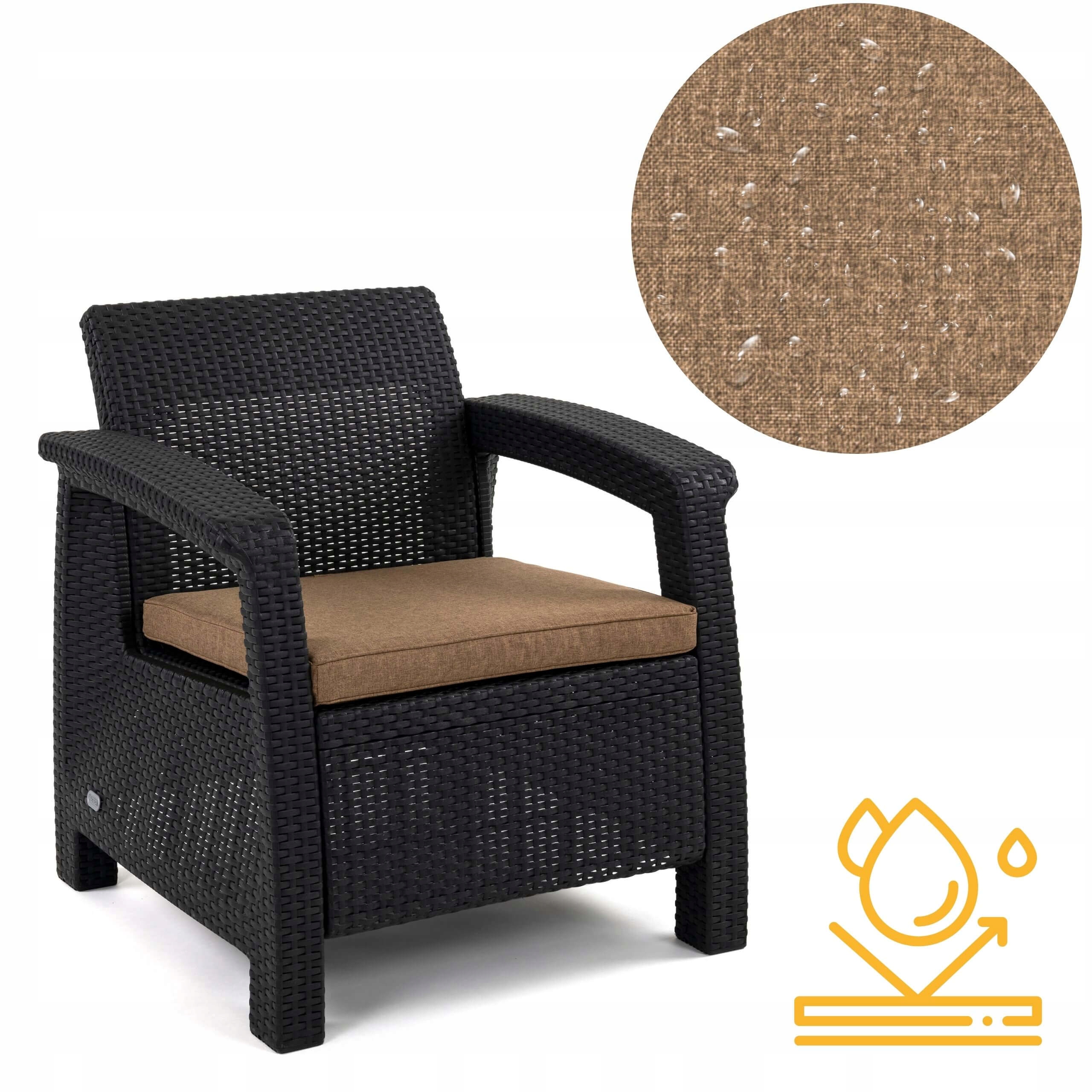 Bazkar Poszewka na poduszkę siedziskową Corfu na Fotel na Sofę S-37 Melange Kod producenta 013111