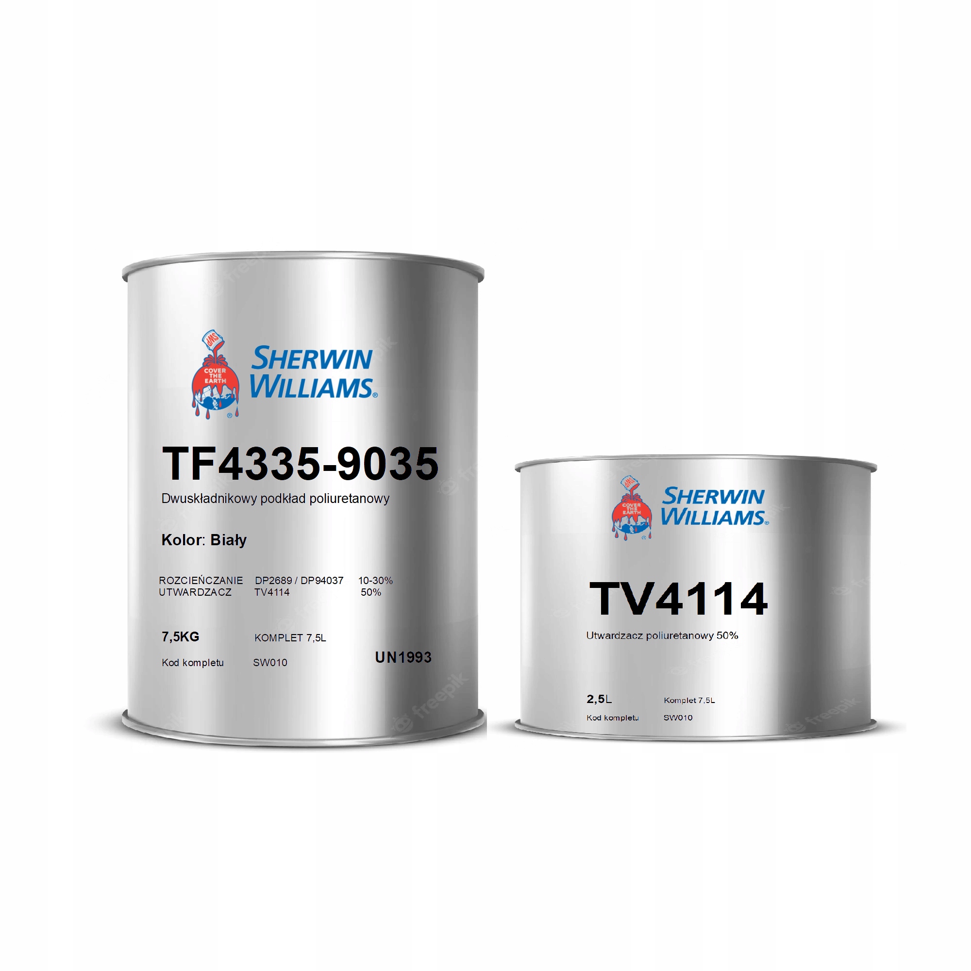 Podkład POLIURETANOWY Biały 10kg Sherwin Williams