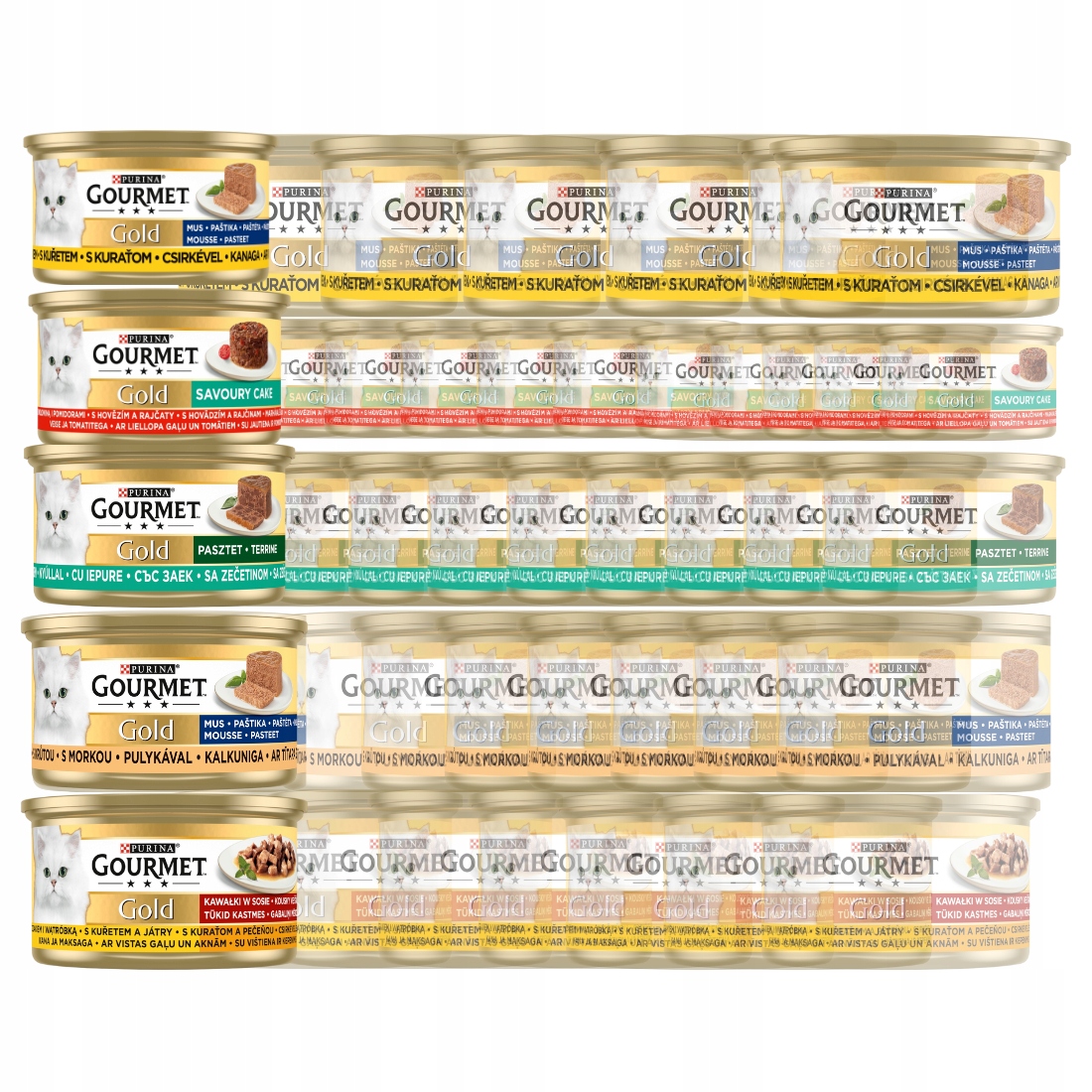 Purina Gourmet Gold Karma dla kota MIX 95x85g