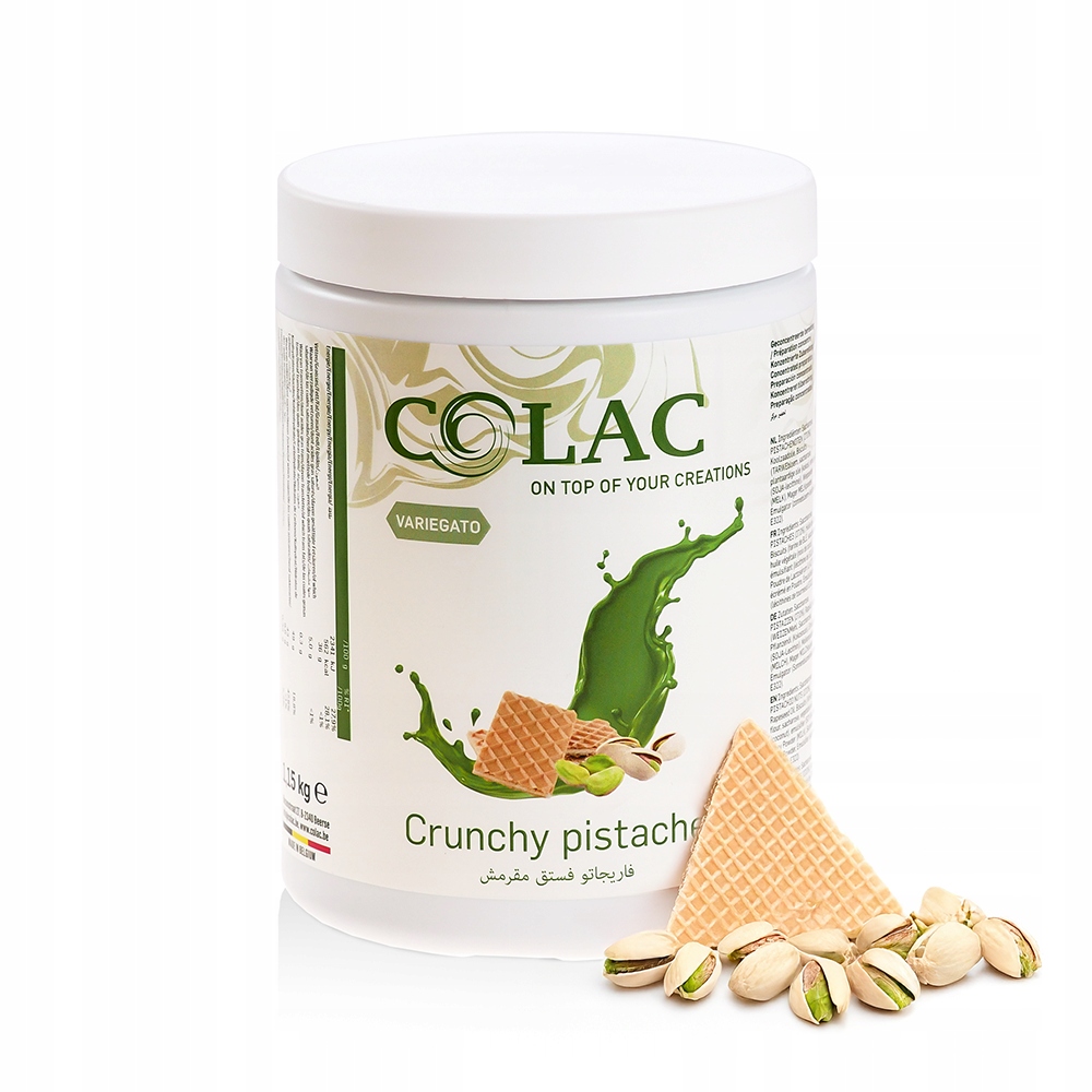 Levně Křupavá křupavá pistácie pasta Variegato na zmrzlinu a dezerty 1,15 kg