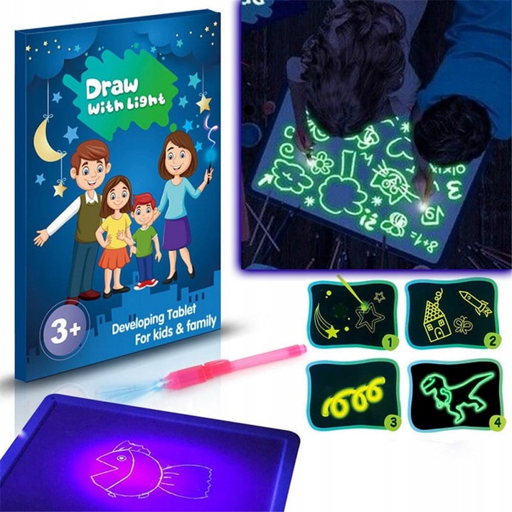 

Malowanie Światłem Magiczna Tablica Długopis Uv