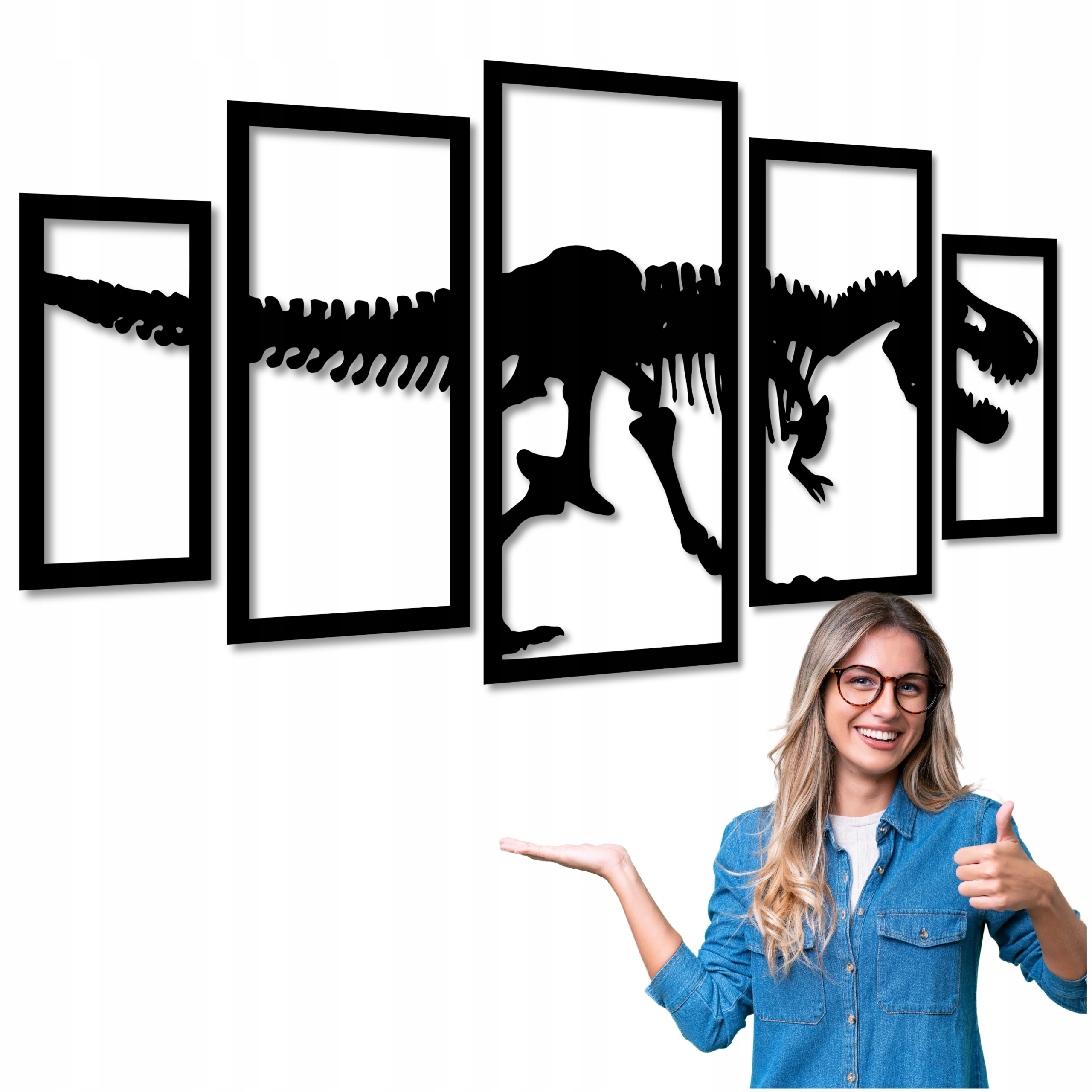 Ažurový Obraz Dinosaurus 152x80 cm Obrazy Do Obývacího Pokoje Obrazy Na Zeď Dekorace