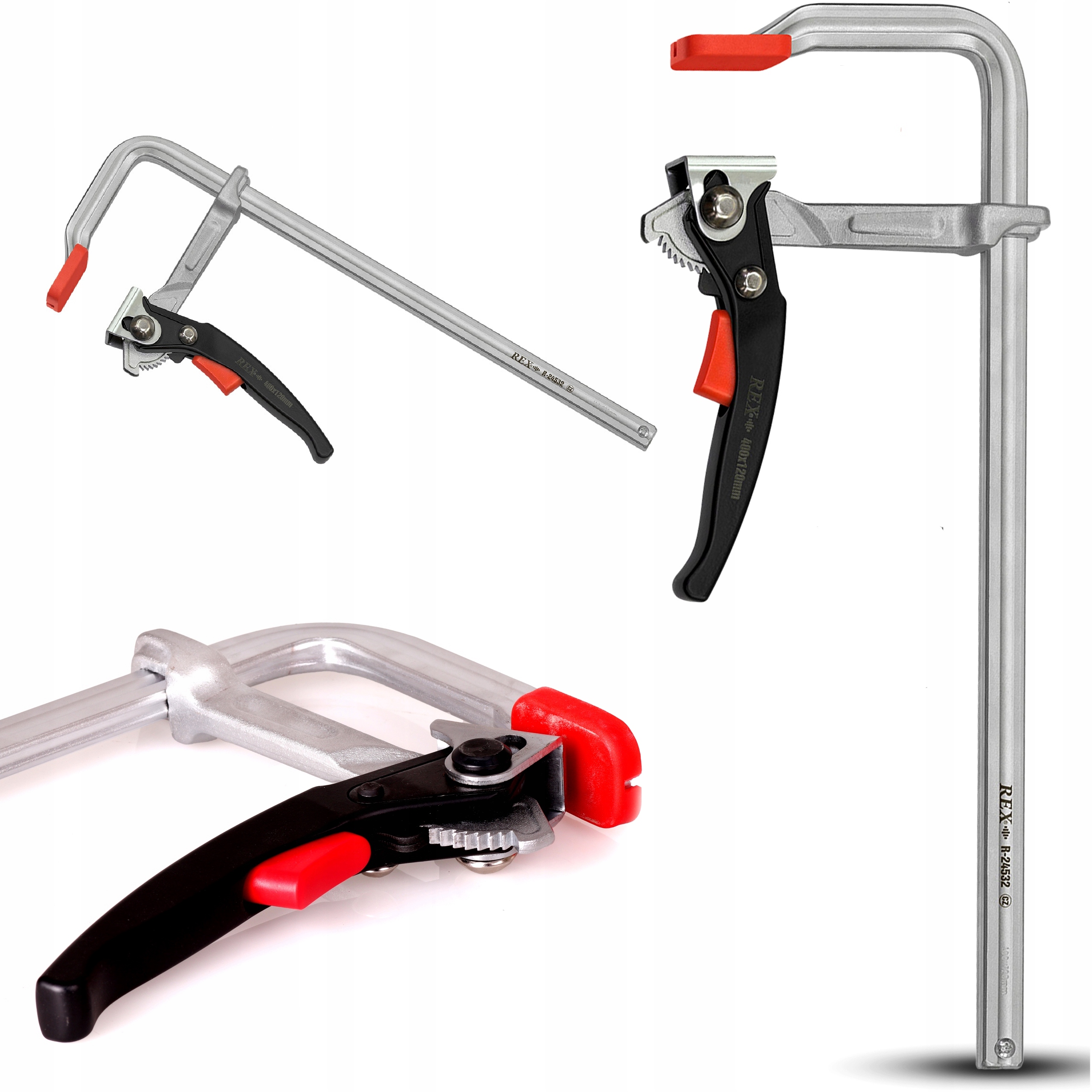 Truhlářská Svěrka 400 x 120 mm Západka Kovaná