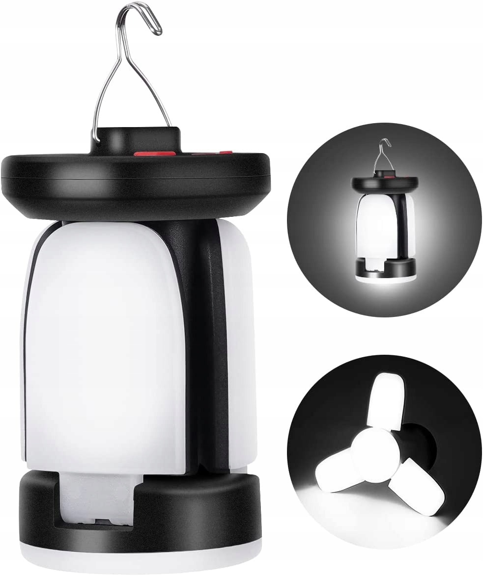 

Latarka Kempingowa Led Moc Solarna Usb Światło Sos
