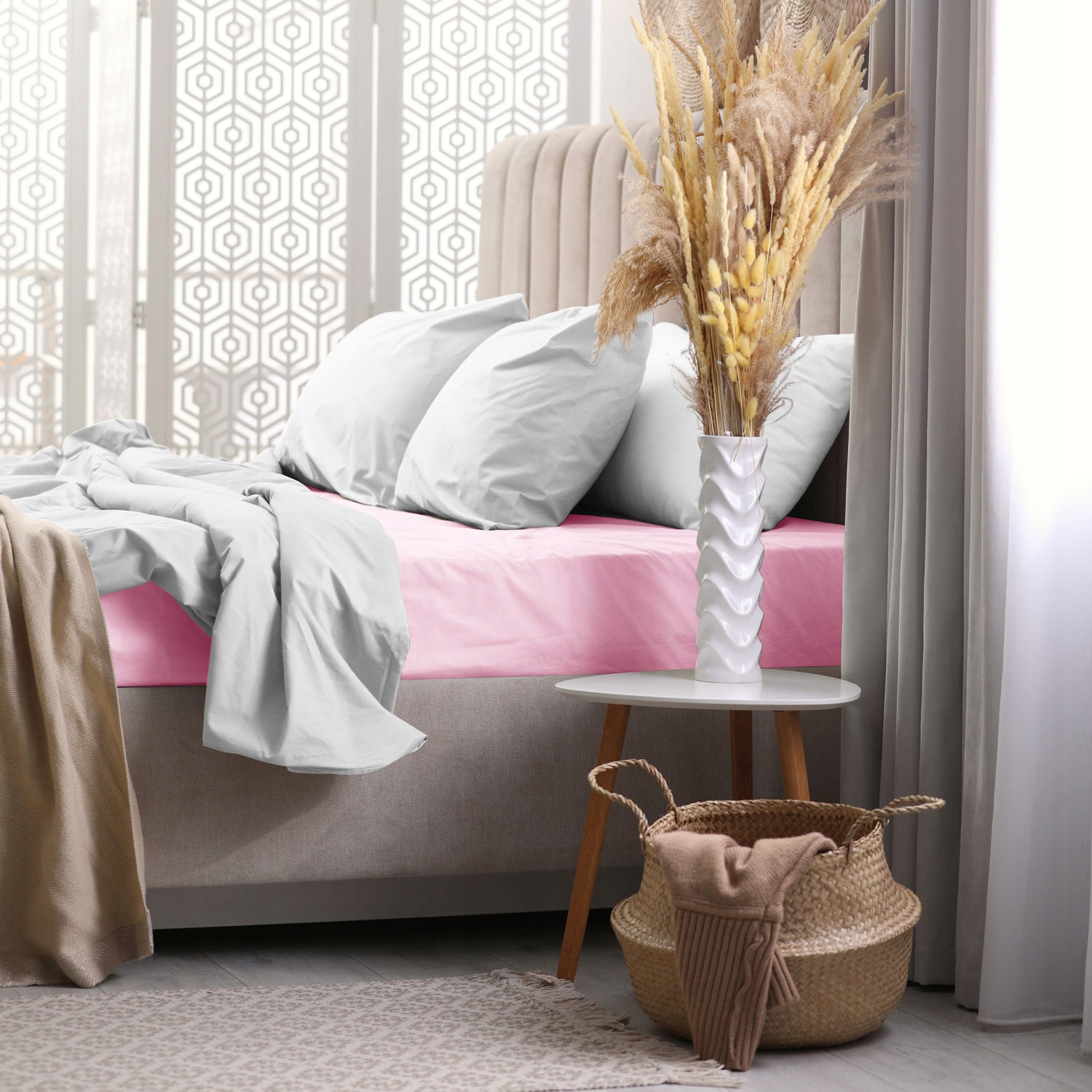 Prześcieradło frotte z gumką 90x200 Jasny Róż Darymex Marka Darymex