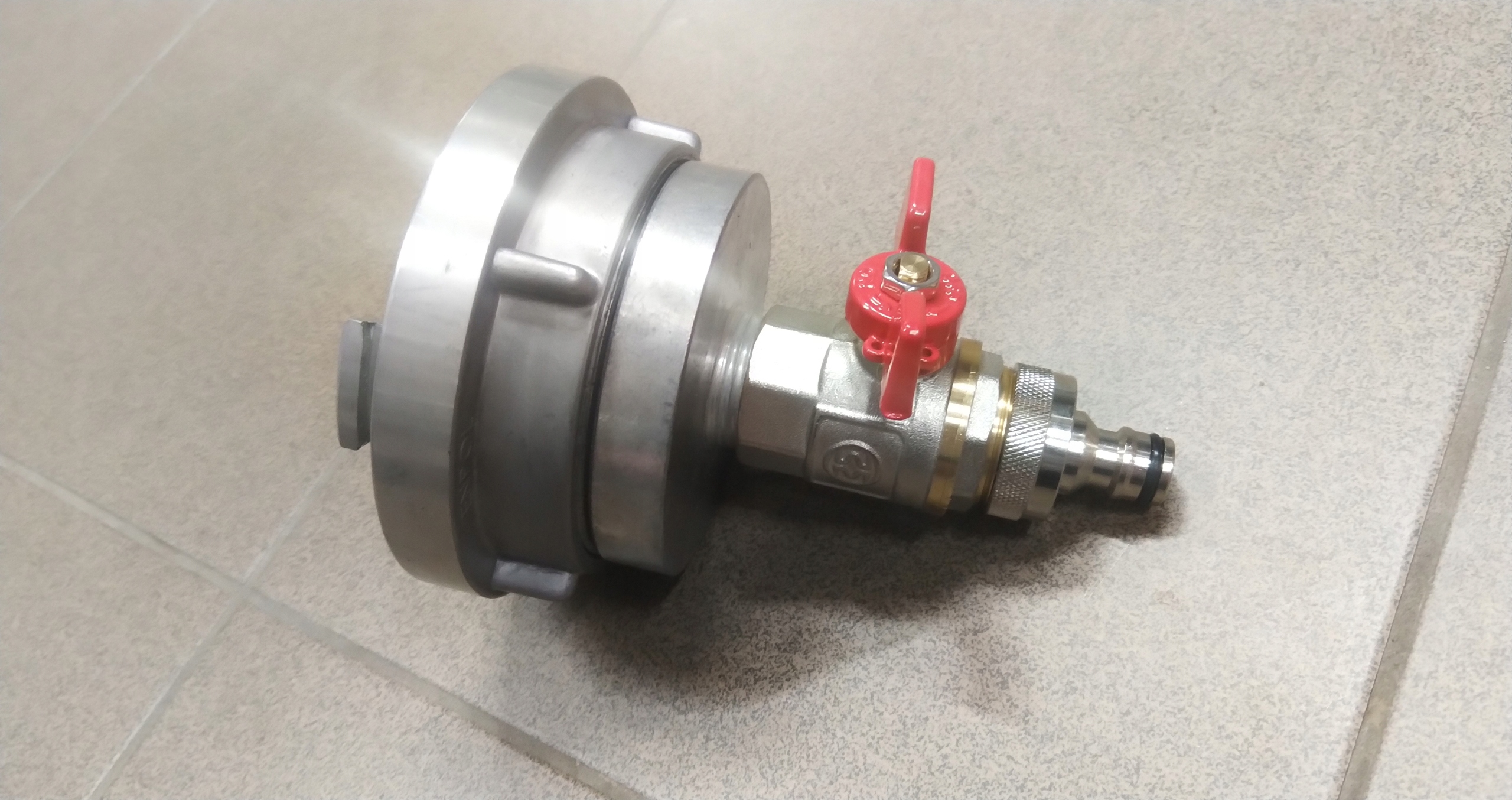 Redukcja hydrantowa z hydrantu 75 z zaworem