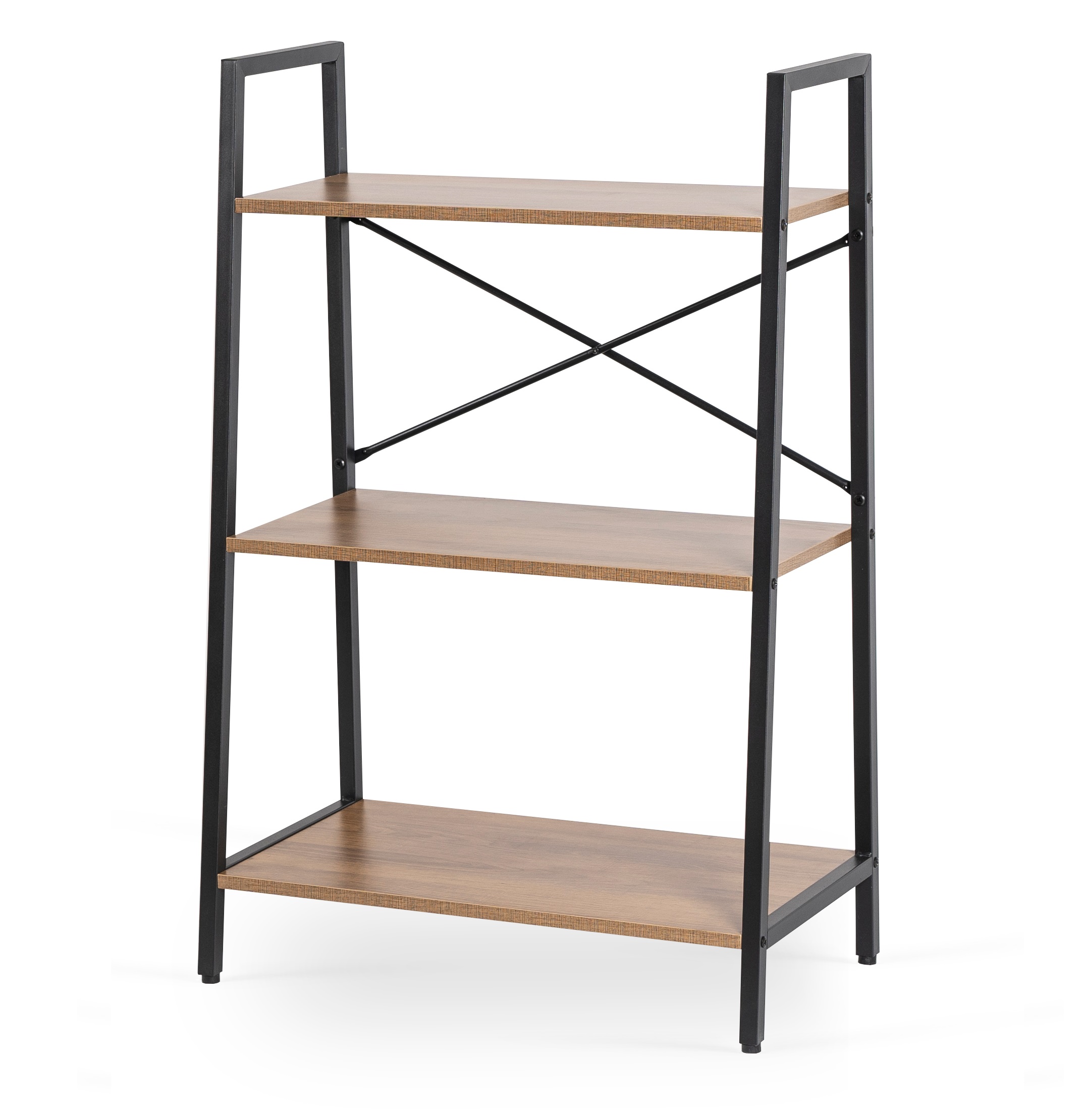 Otevřený kancelářský regál na knihy na hračky pro mládež Loft Ořech Vior