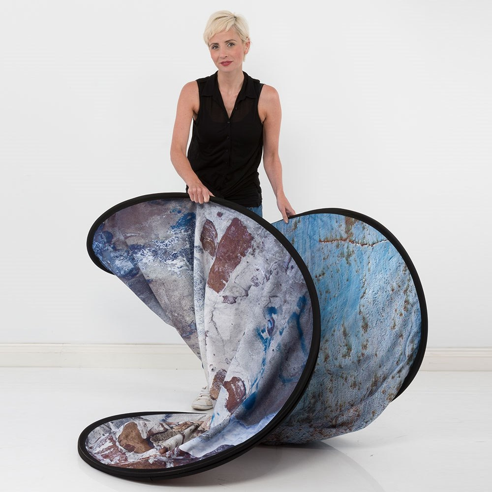 Tło Manfrotto 1,5x2,1m Rusty Metal/Plaster Wall Materiał inny