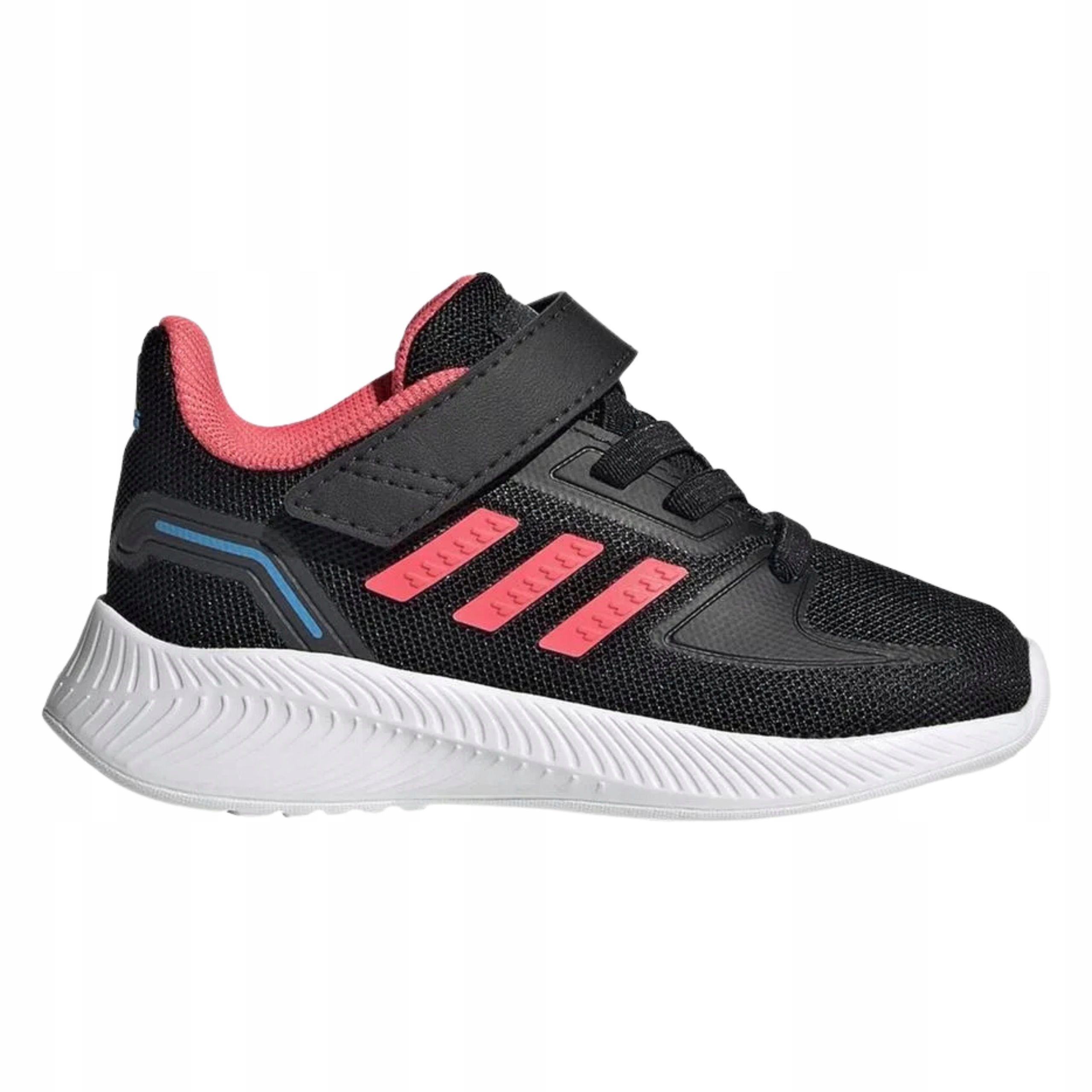 Dziecięce buty sportowe na rzep czarne Adidas Runfalcon 2.0 I 25
