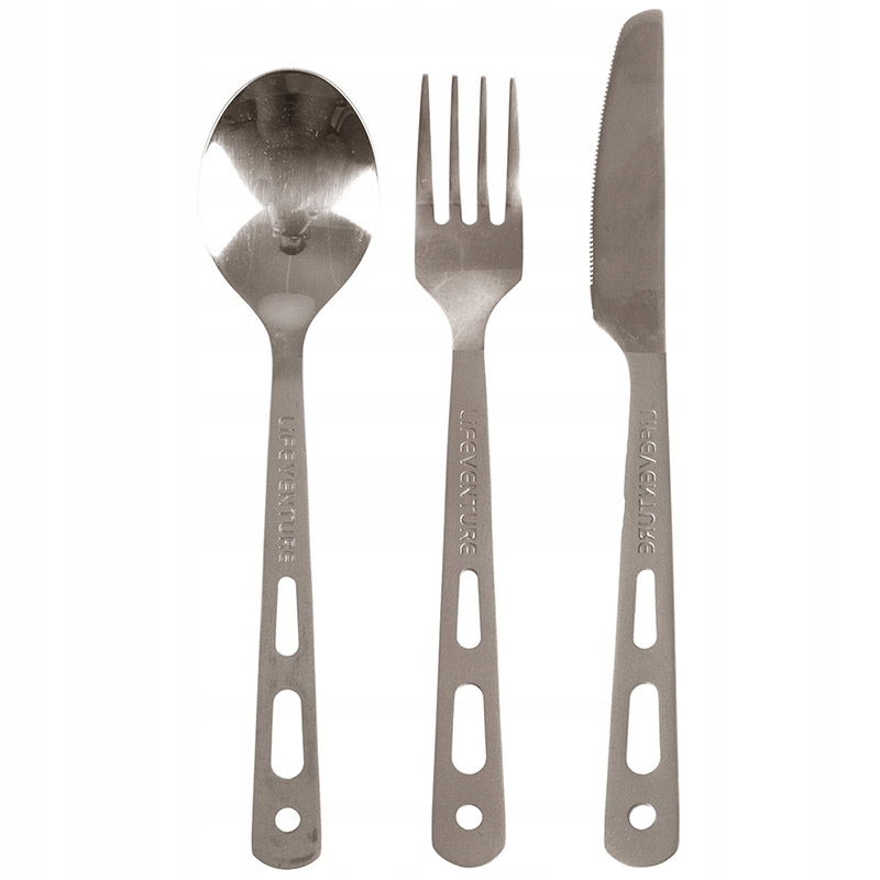 Příbor Lifeventure Knife Fork Spoon Set Titanium