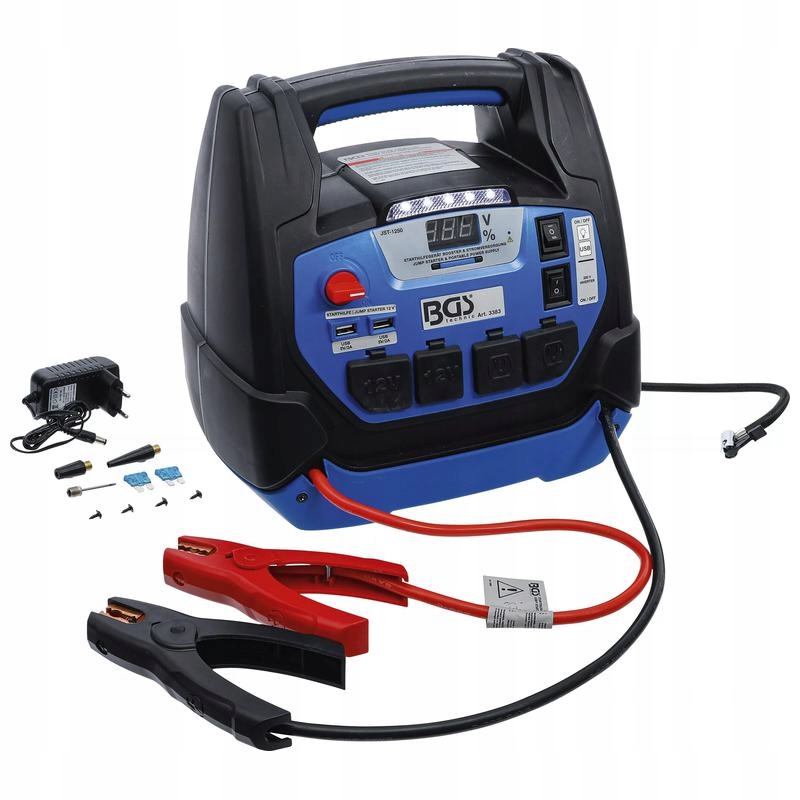 Multifunkčné štartovacie zariadenie a prenosný zdroj energie 5 v 1 18 Ah, Bgs