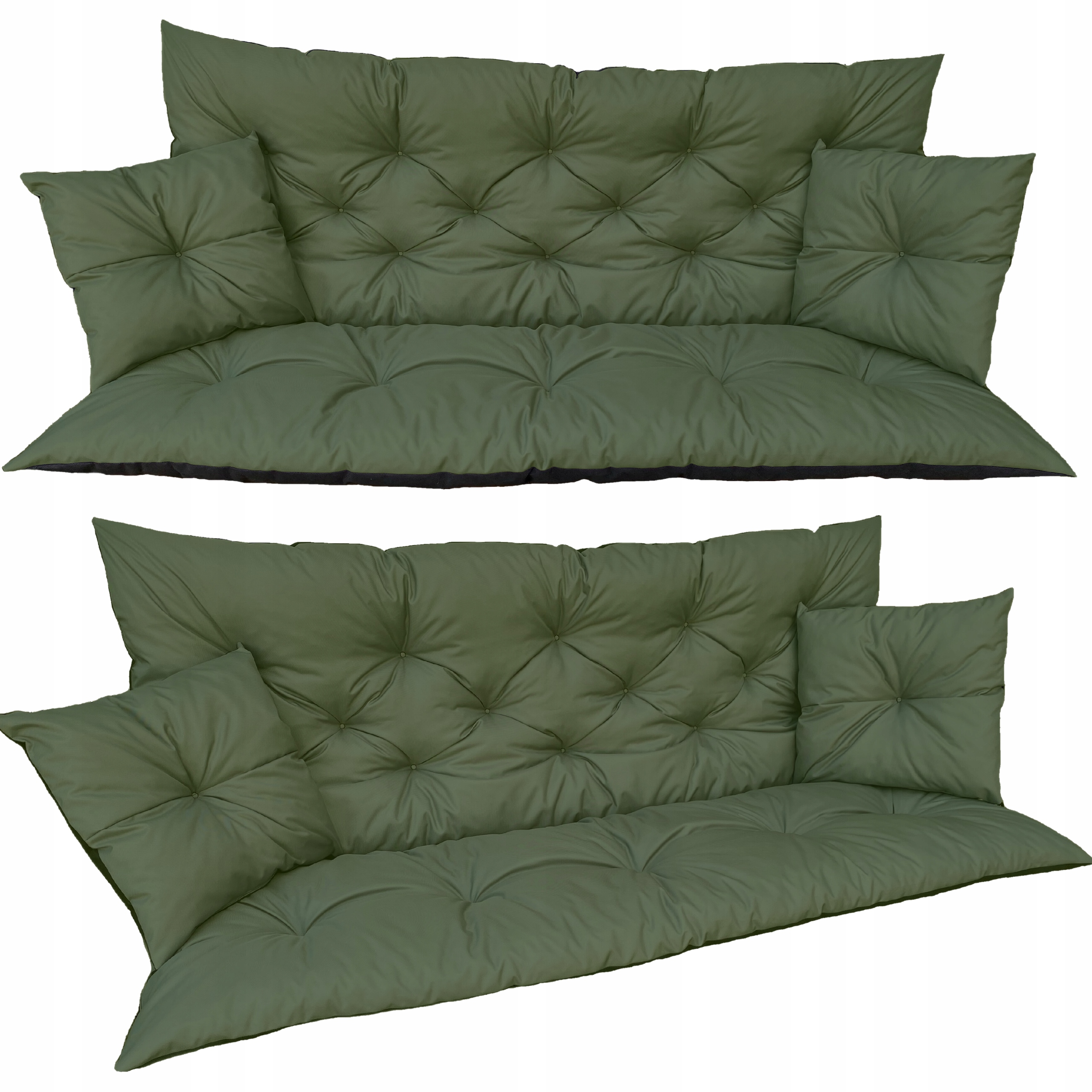 Poduszka ogrodowa na ławkę huśtawkę wodoodporna wytrzymała 180x60x50