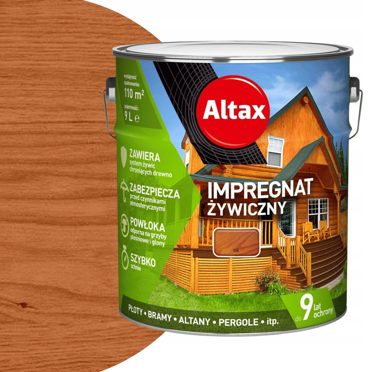 Altax Impregnat Żywiczny 9L Tik