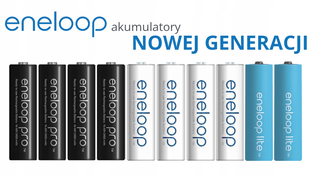 Akumulatorki NiMH AA 2500 mAh eneloop Pro 4 Sztuki Napięcie 1.2 V