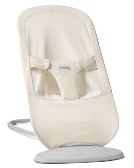 Babybjorn Leżaczek Begin Mesh do 9kg Kremowy