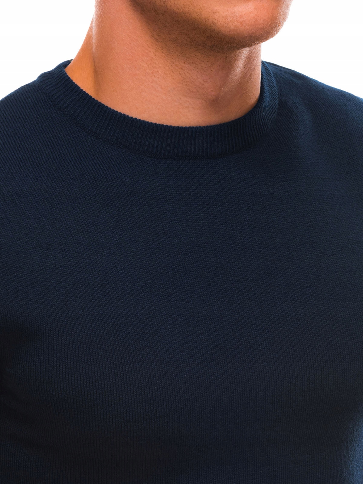 Sweter męski granatowy V3 EM-SWBS-0100 L Marka bez marki